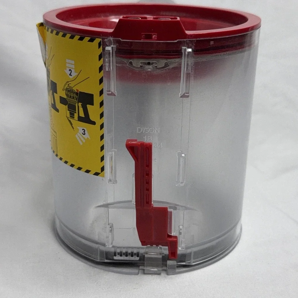 Dyson V7 V8 Genuine OEM Dust Bin Canister Assembly Clear Replacement 967699-01